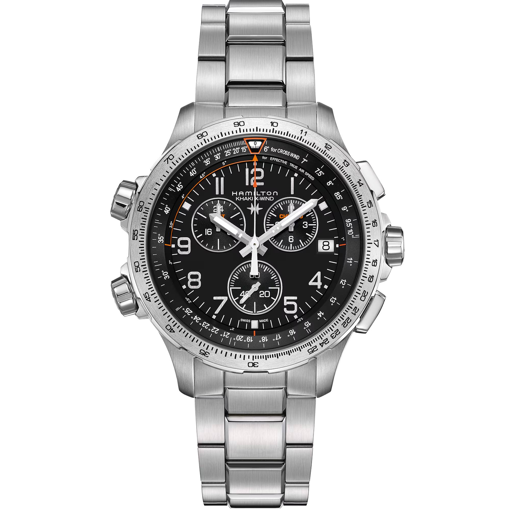 ハミルトン カーキ アビエーション エックスウィンド クロノ クォーツ GMT　H77912135