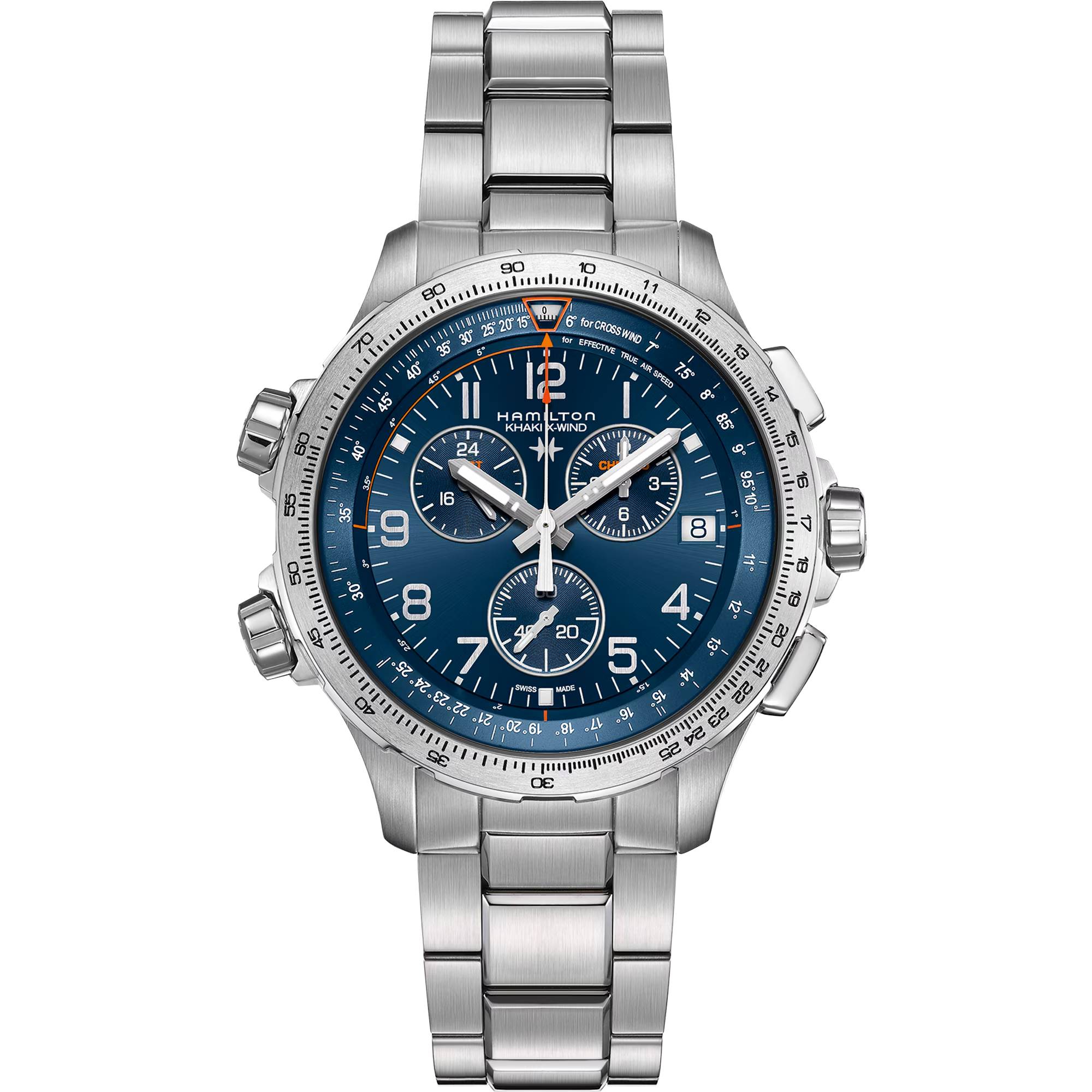 ハミルトン カーキ アビエーション エックスウィンド クロノ クォーツ GMT  H77922141
