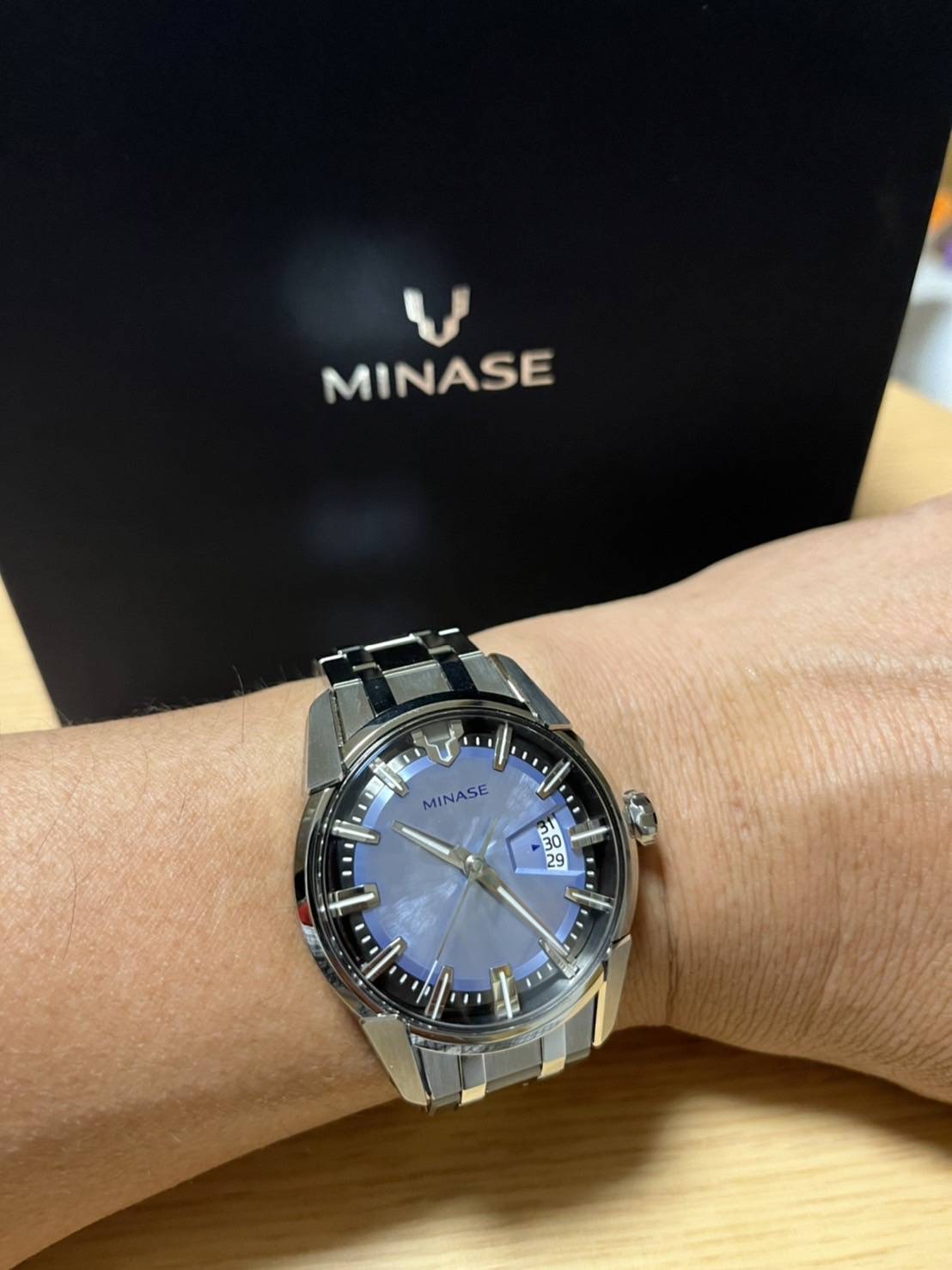 ミナセのお時計をお買い上げ頂きまして、有難うございます！ 画像1