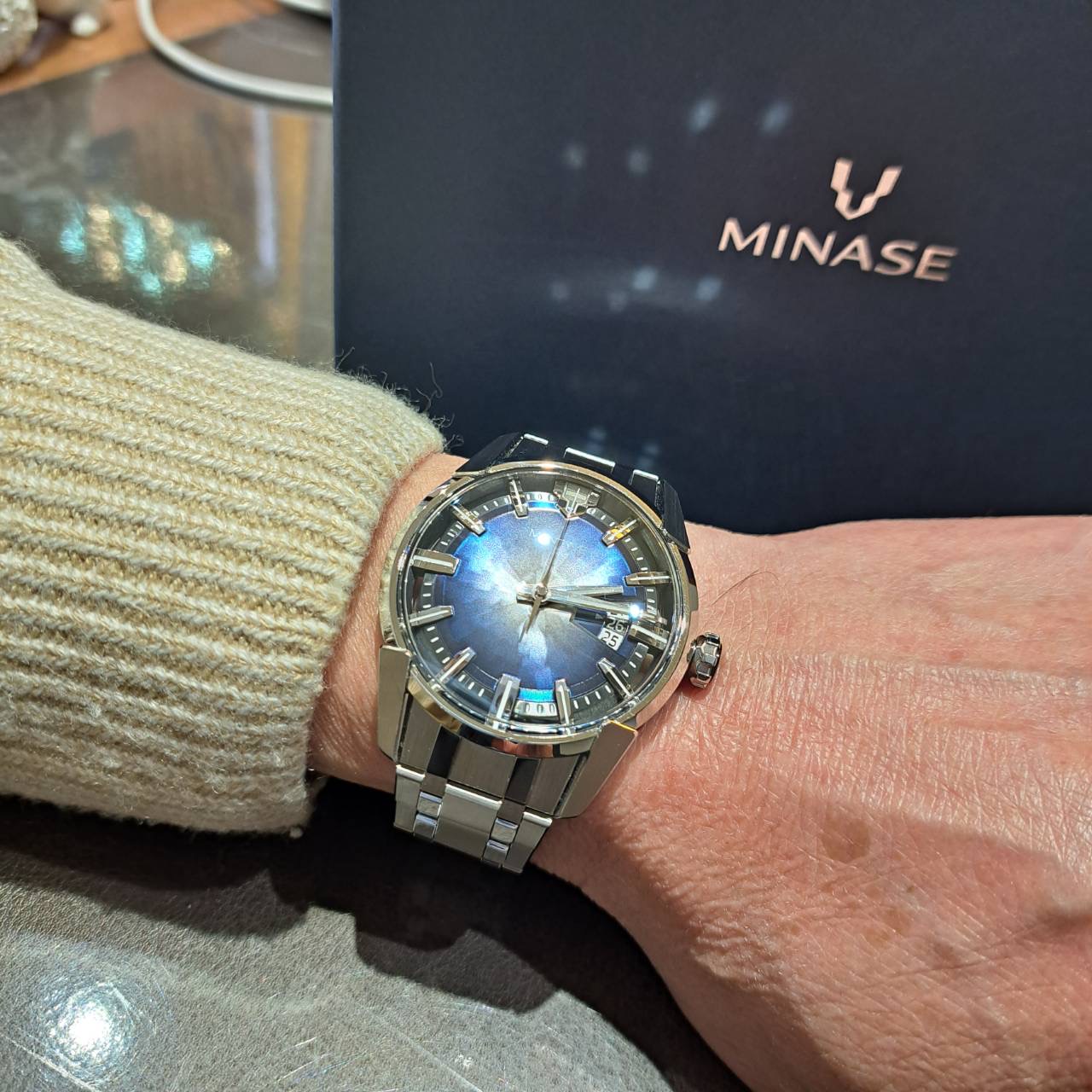 ミナセのお時計をお買い上げ頂きまして、有難うございます！ 画像2