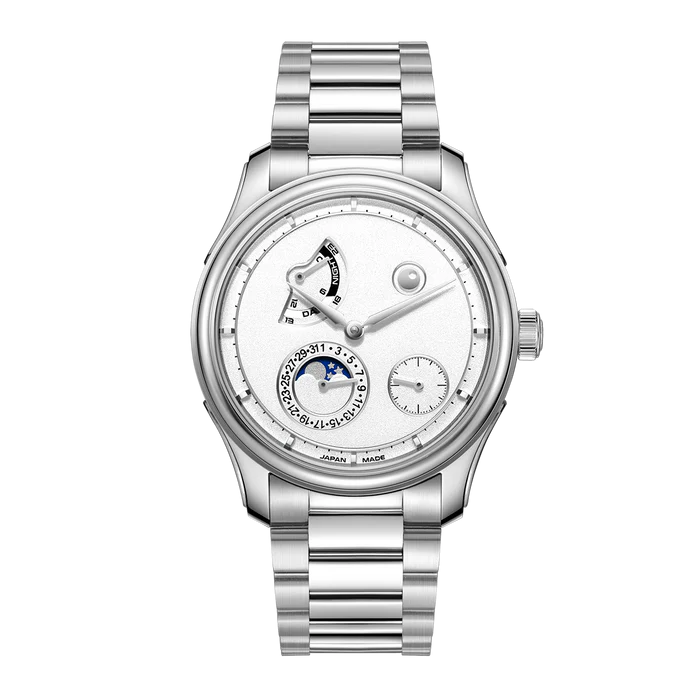 ゼロ ZEROO C5 KEIGO Classic Automatic Moon Phase Limited Edition 300pcs ZC005SWH