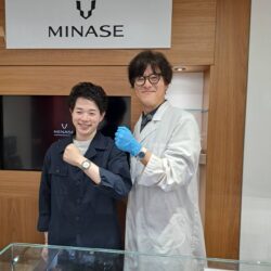 ミナセのお時計をお買い上げ頂きまして、有難うございます!